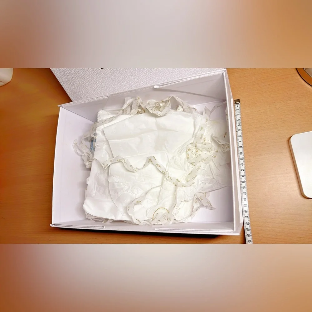 Authentic Dior Bag box with Dior Tissue  12